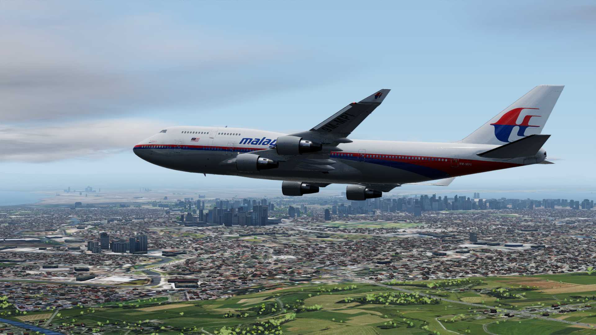 马来西亚航空747降落马尼拉-9539 