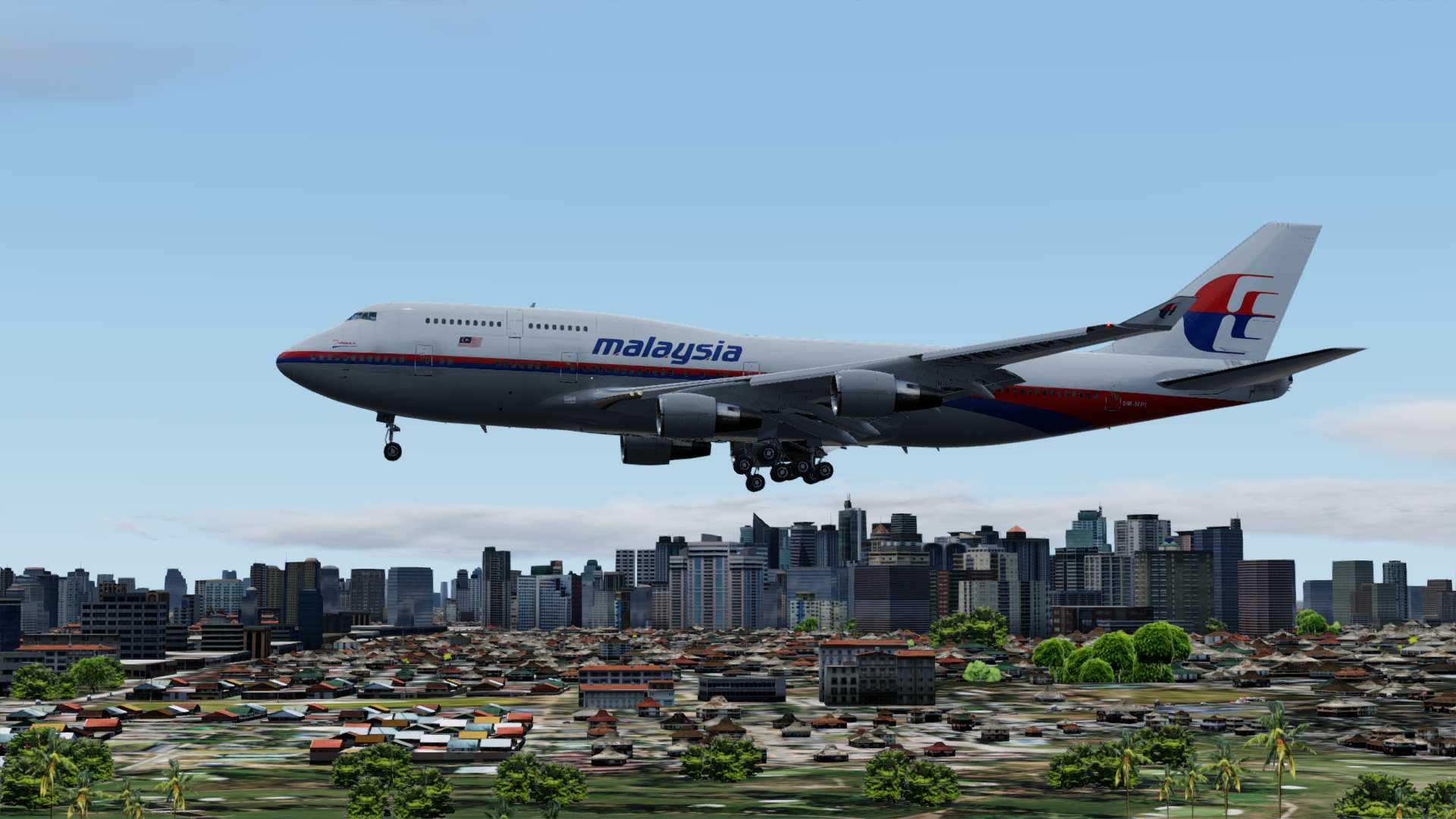 马来西亚航空747降落马尼拉-2646 