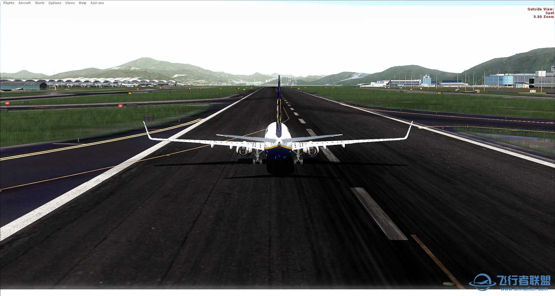 微软模拟飞行 PMDG738香港-广州杂图-358 