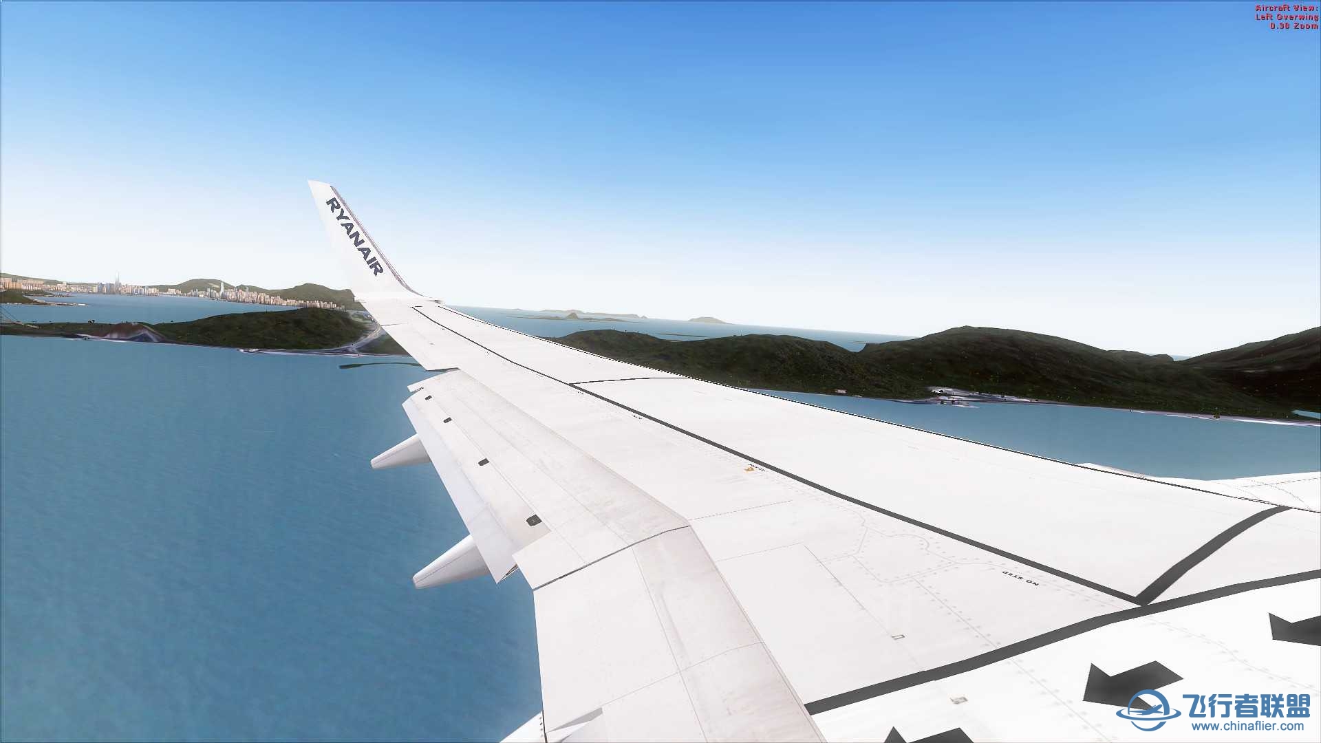 微软模拟飞行 PMDG738香港-广州杂图-4356 