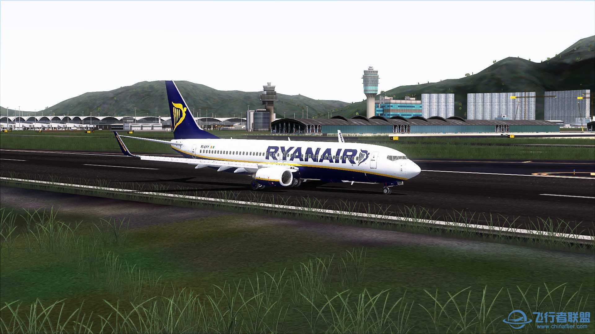 微软模拟飞行 PMDG738香港-广州杂图-5330 