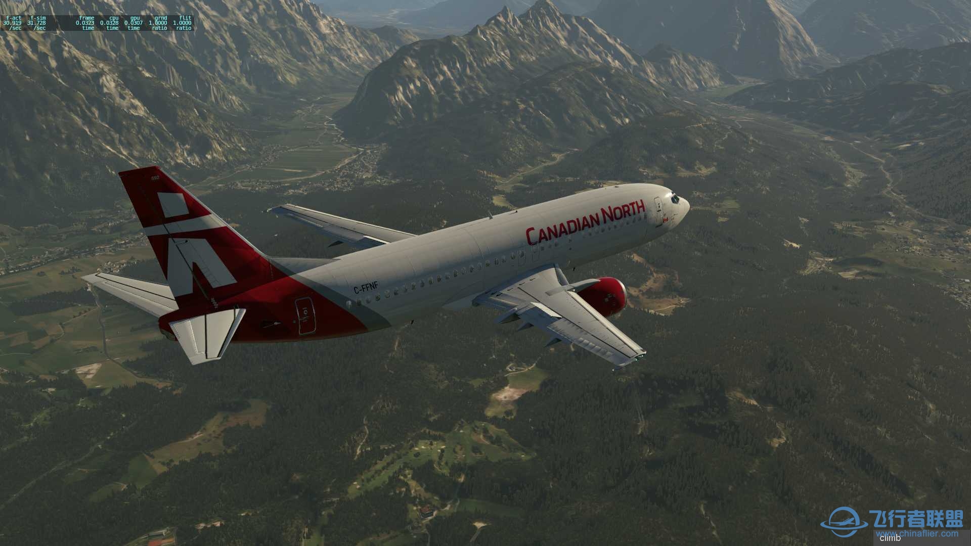 X-Plane 波音737-400 因斯布鲁克美图-7344 