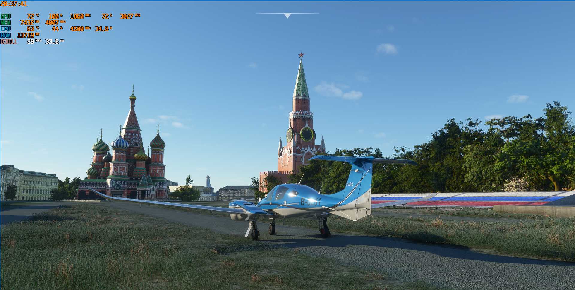 纪念卫国战争胜利76周年莫斯科红场-2868 