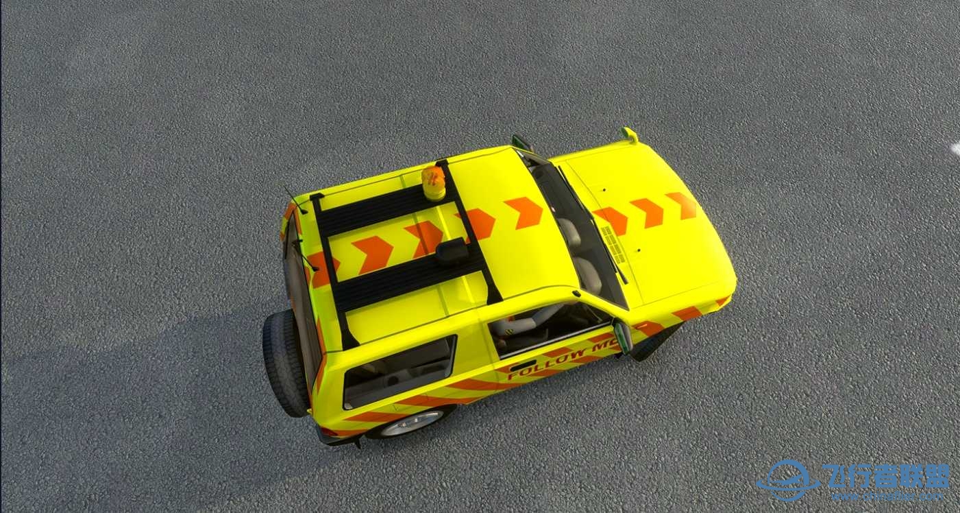 MSFS2020機場滑行前導車(這不是自動引導直接駕駛用)-1439 