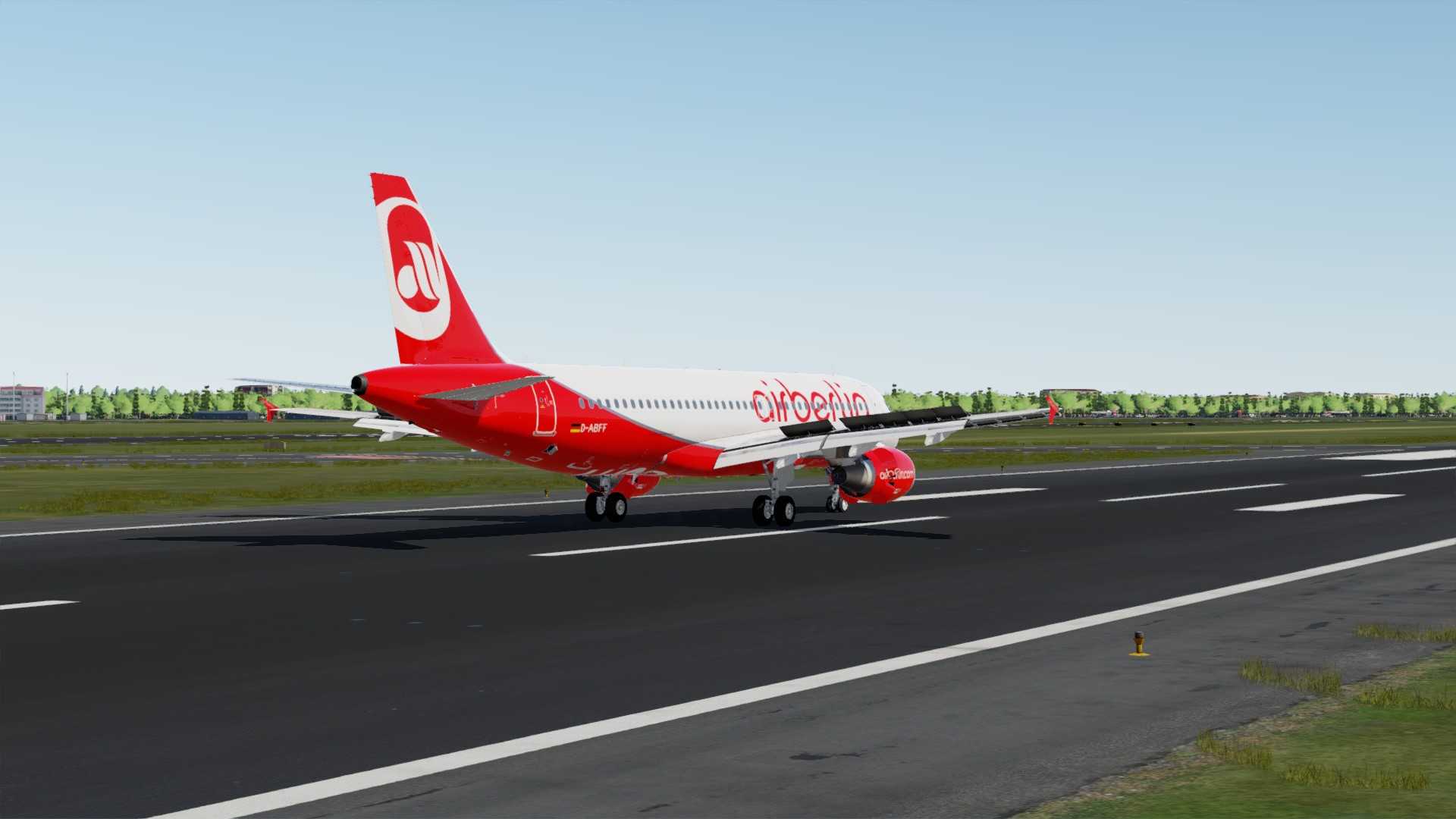 柏林航空A320降落-8378 