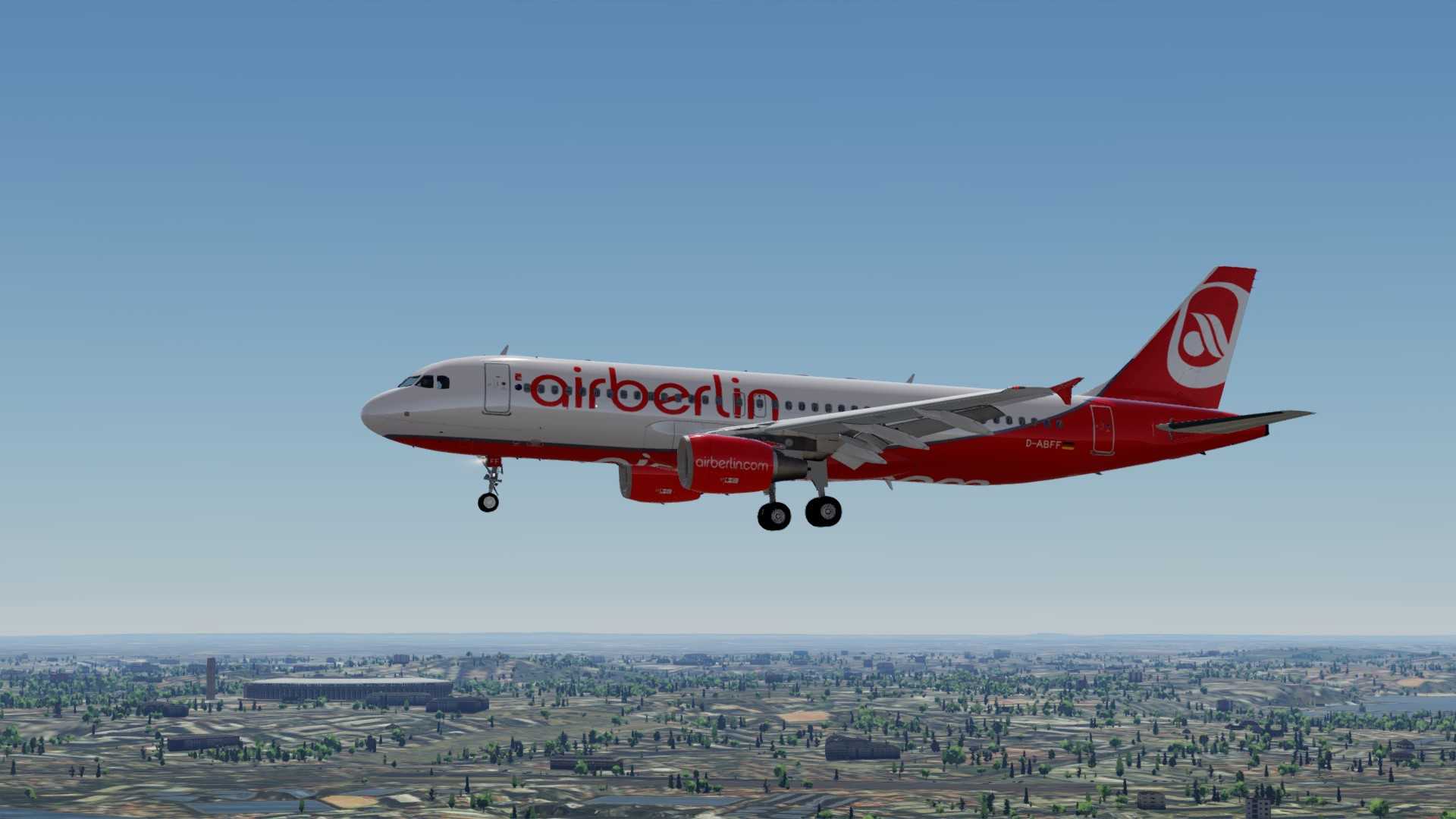 柏林航空A320降落-9035 