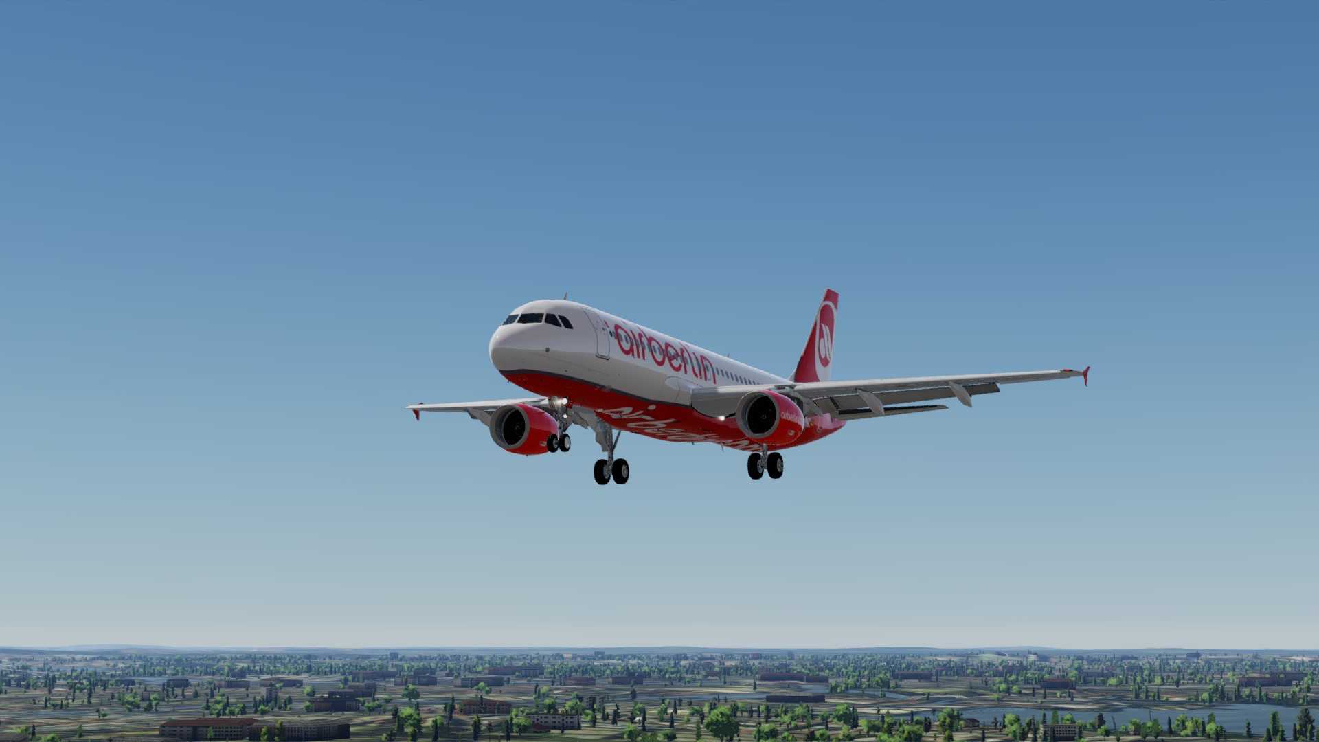 柏林航空A320降落-8556 