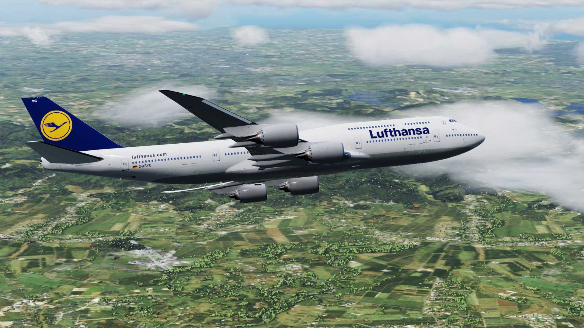 汉莎航空747-8i南京起飞-9022 