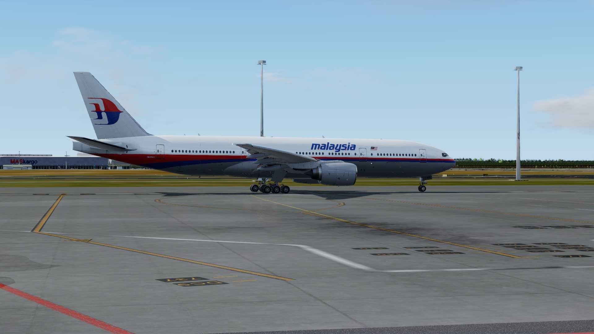 马来西亚航空777-200ER起飞-3552 