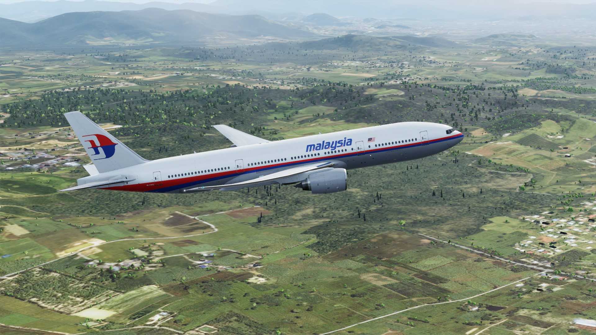 马来西亚航空777-200ER起飞-4983 