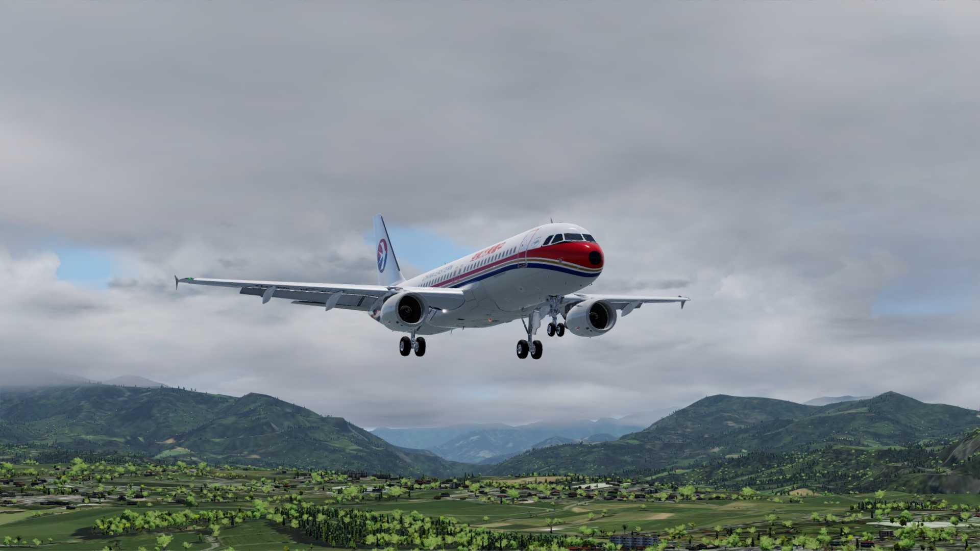 东航A320加德满都降落-9499 