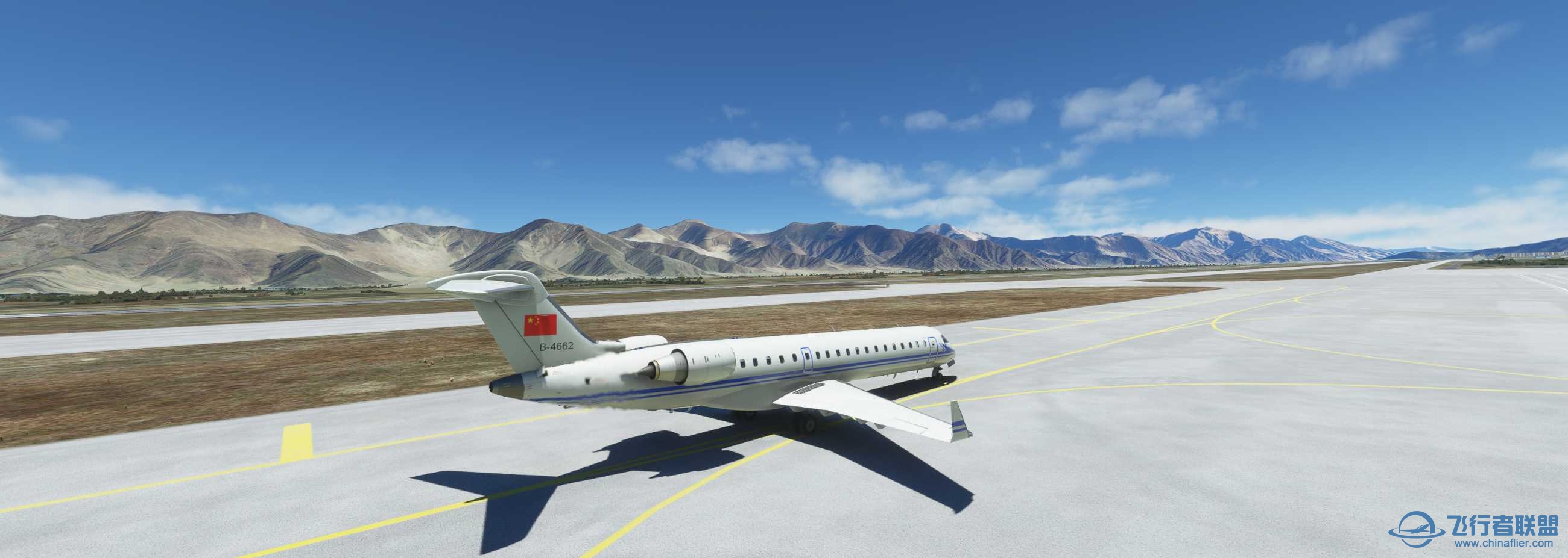 CRJ-700空军涂装 拉萨到香港-3577 