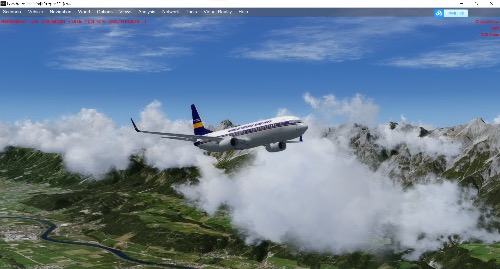 在P3D中飛行MSFSX默認機-3183 