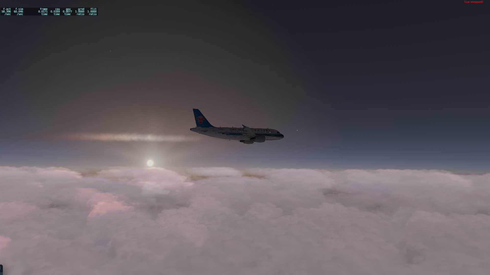 A319夕阳美图，不看后悔系列-5043 