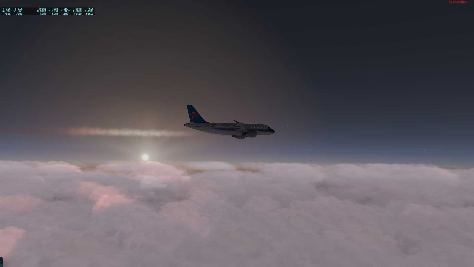 A319夕阳美图，不看后悔系列-7807 