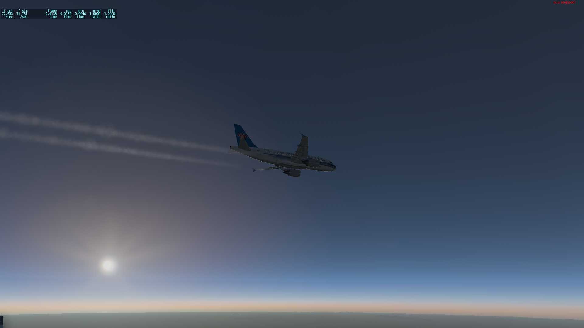 A319夕阳美图，不看后悔系列-7012 