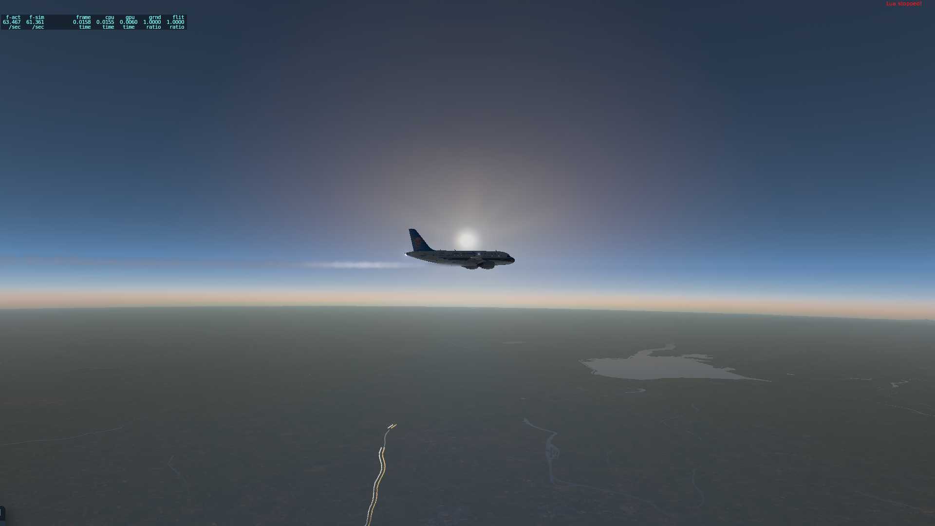 A319夕阳美图，不看后悔系列-2404 