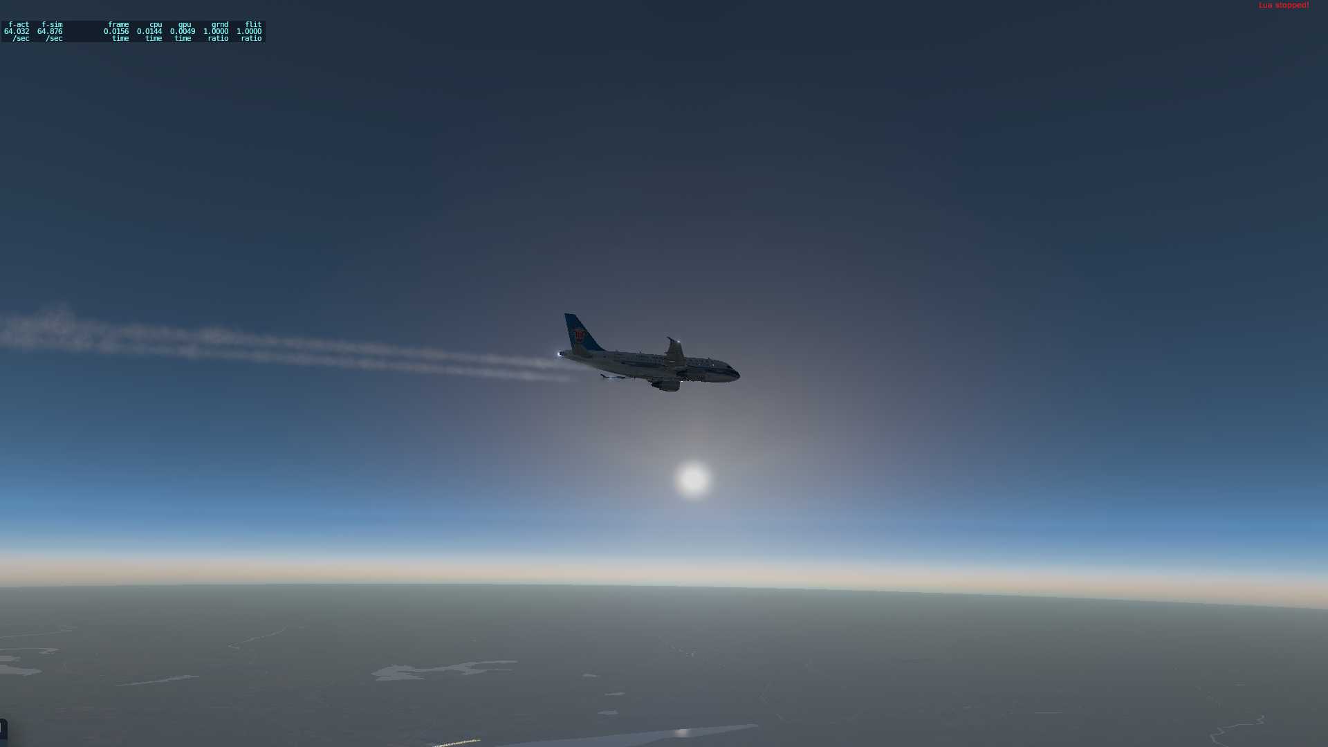 A319夕阳美图，不看后悔系列-2990 