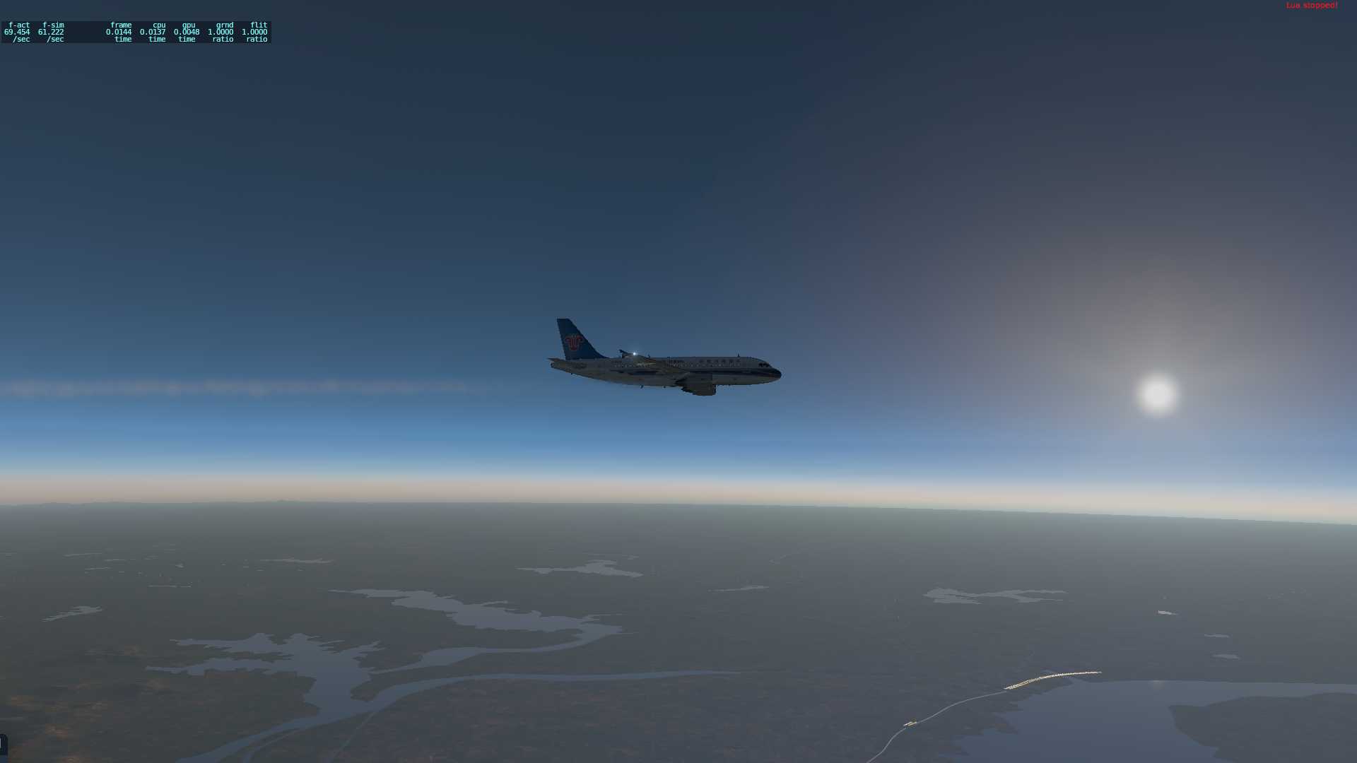 A319夕阳美图，不看后悔系列-8353 