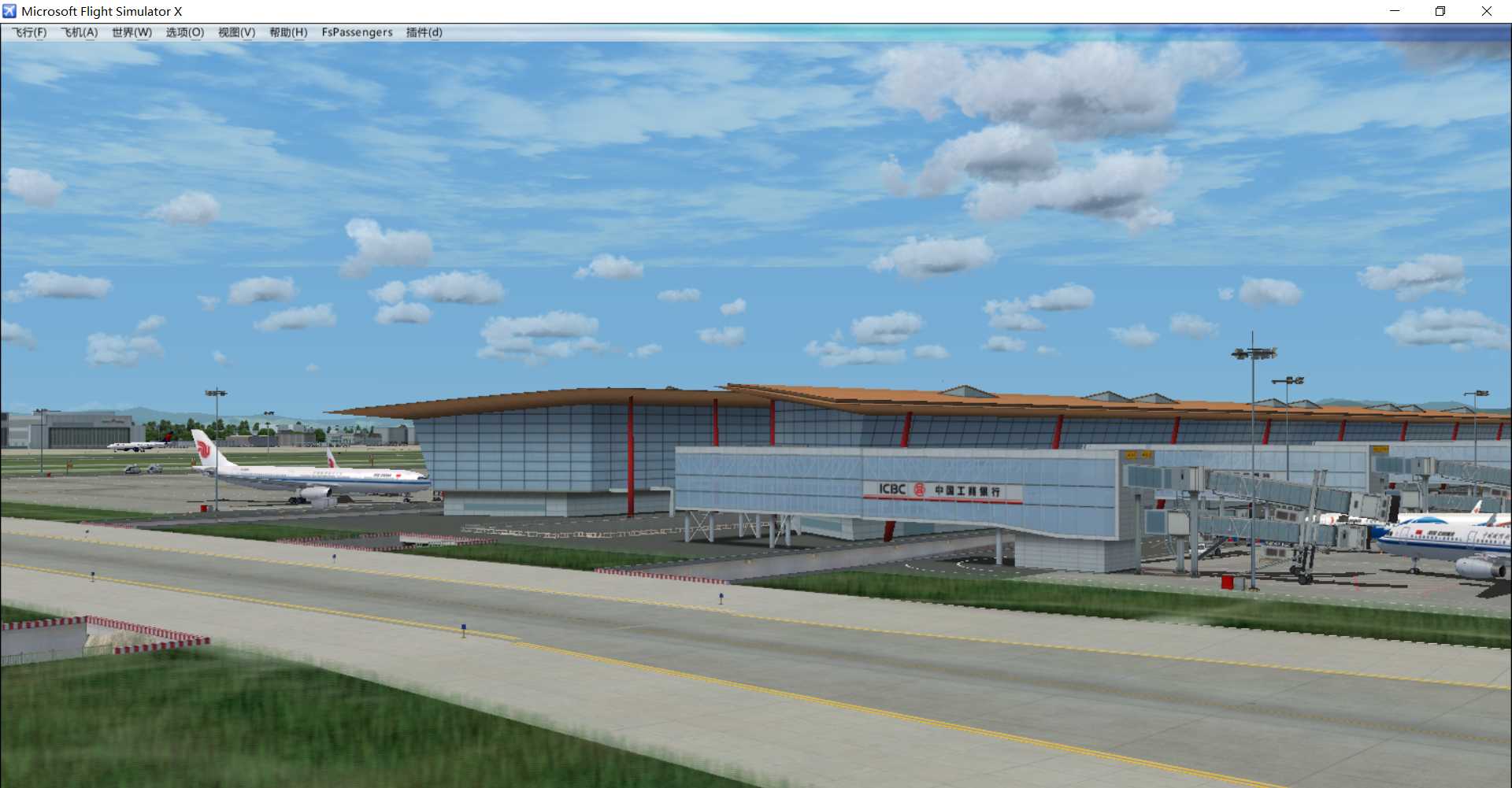 正版北京首都国际机场终于安装成功了，地景无任何问题-4827 