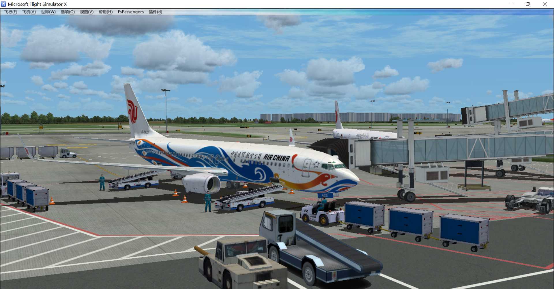 正版北京首都国际机场终于安装成功了，地景无任何问题-5636 