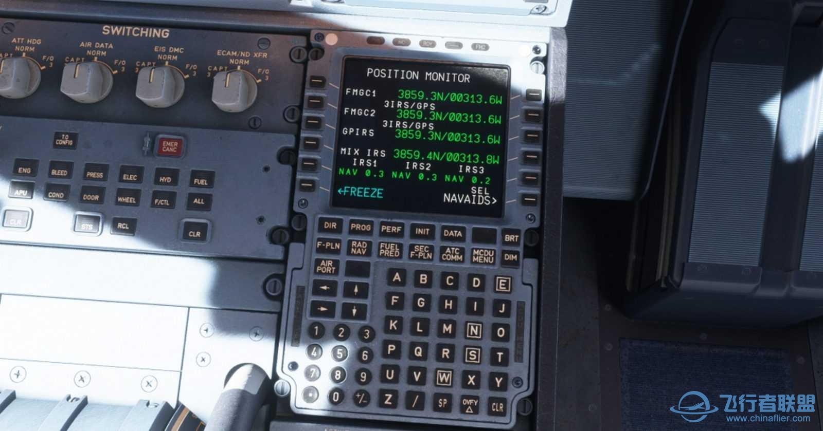 Fenix Simulations A320预览 MCDU 和FMGS-8312 