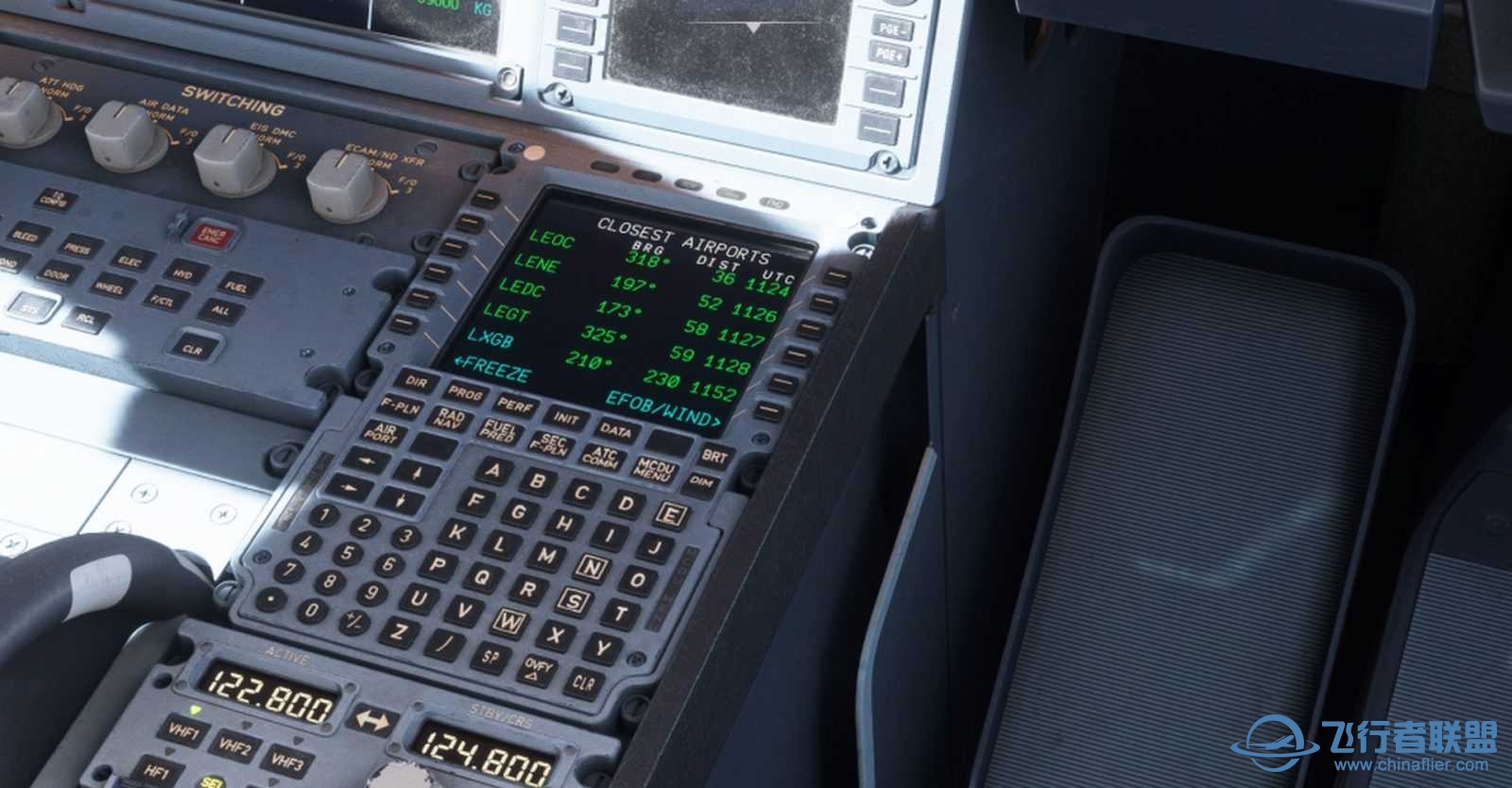 Fenix Simulations A320预览 MCDU 和FMGS-4383 