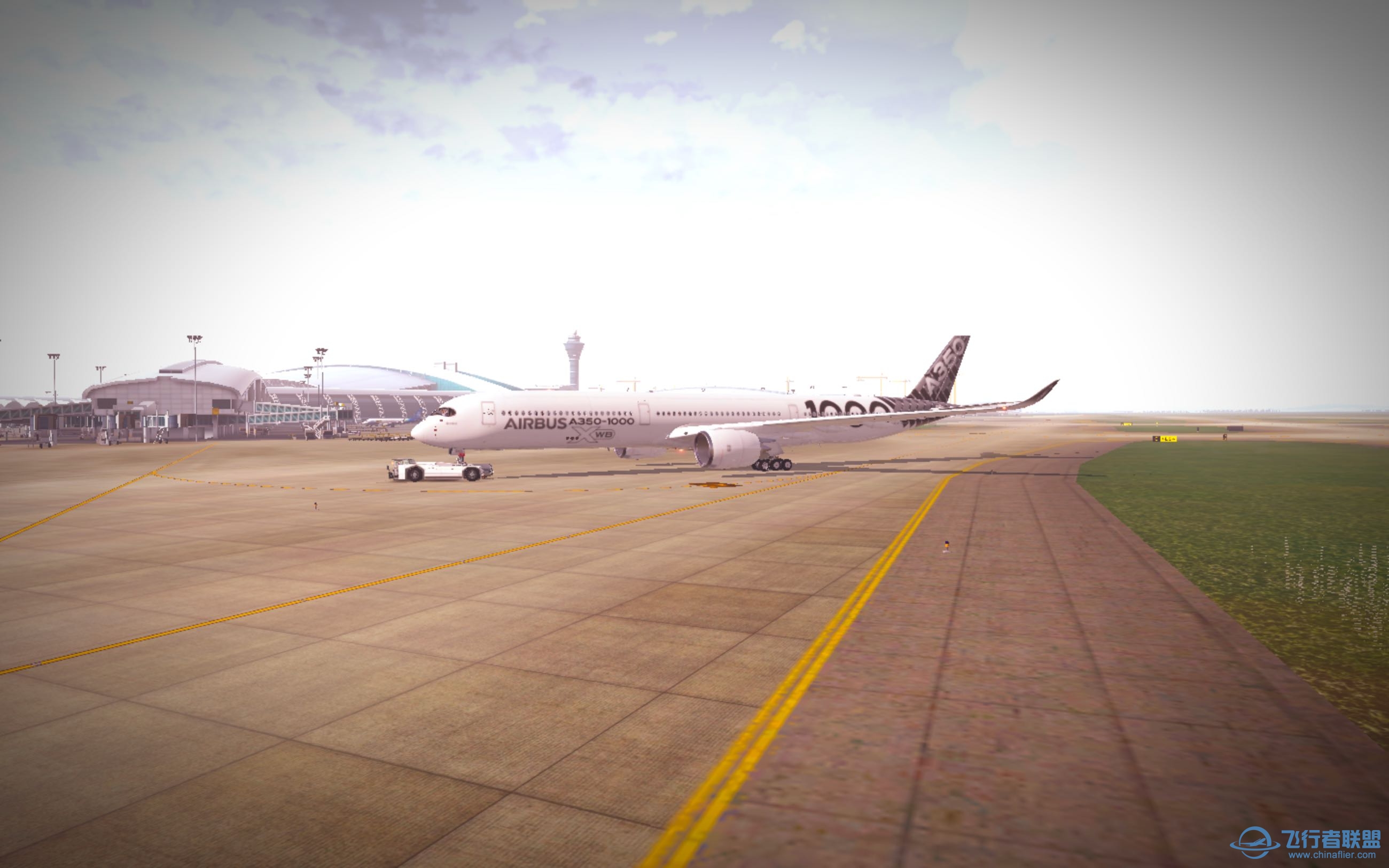 记录我的A350-1000第一条航线ZGGG-ZBAA-9703 