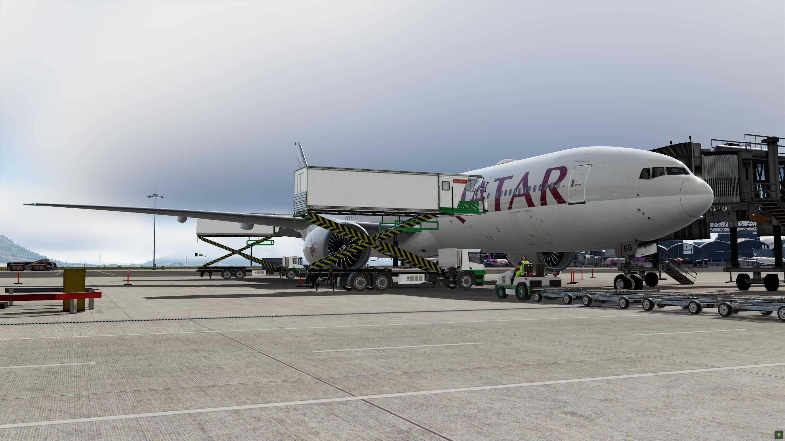 Qatar Airways 赤鱲角-多哈-3046 