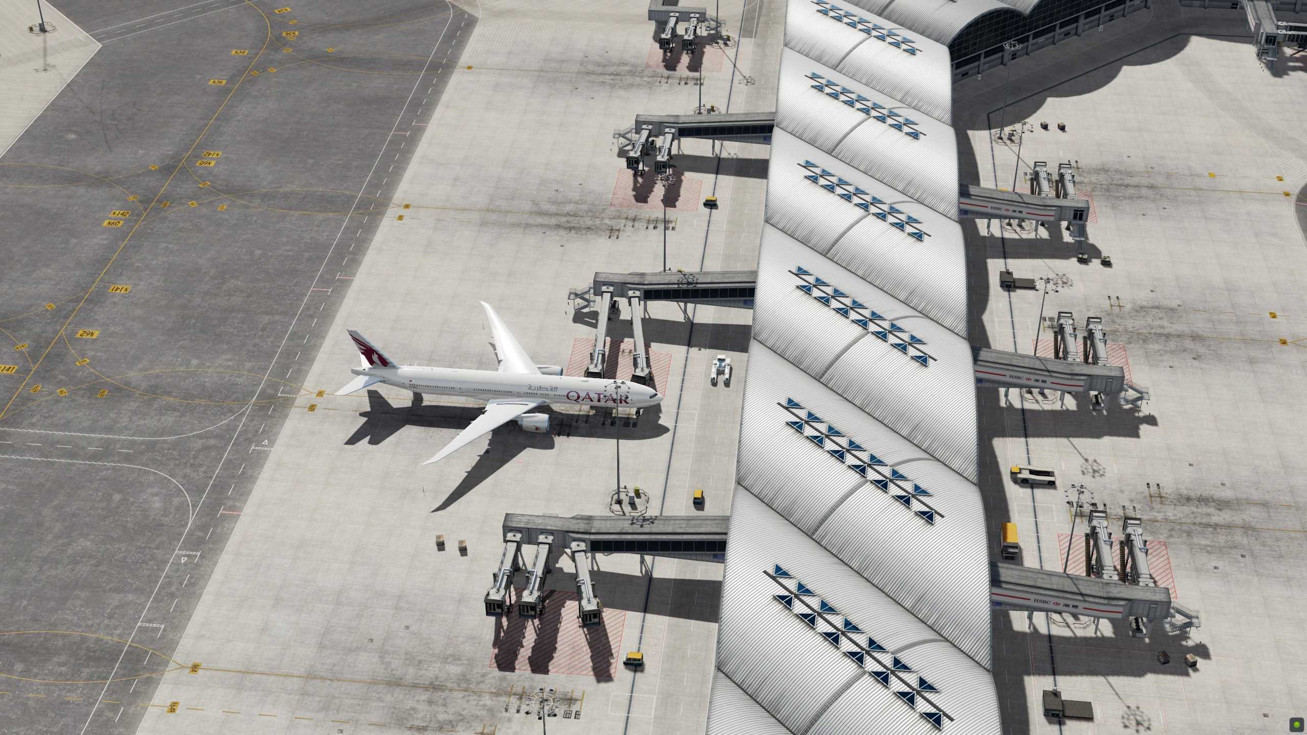 Qatar Airways 赤鱲角-多哈-5747 
