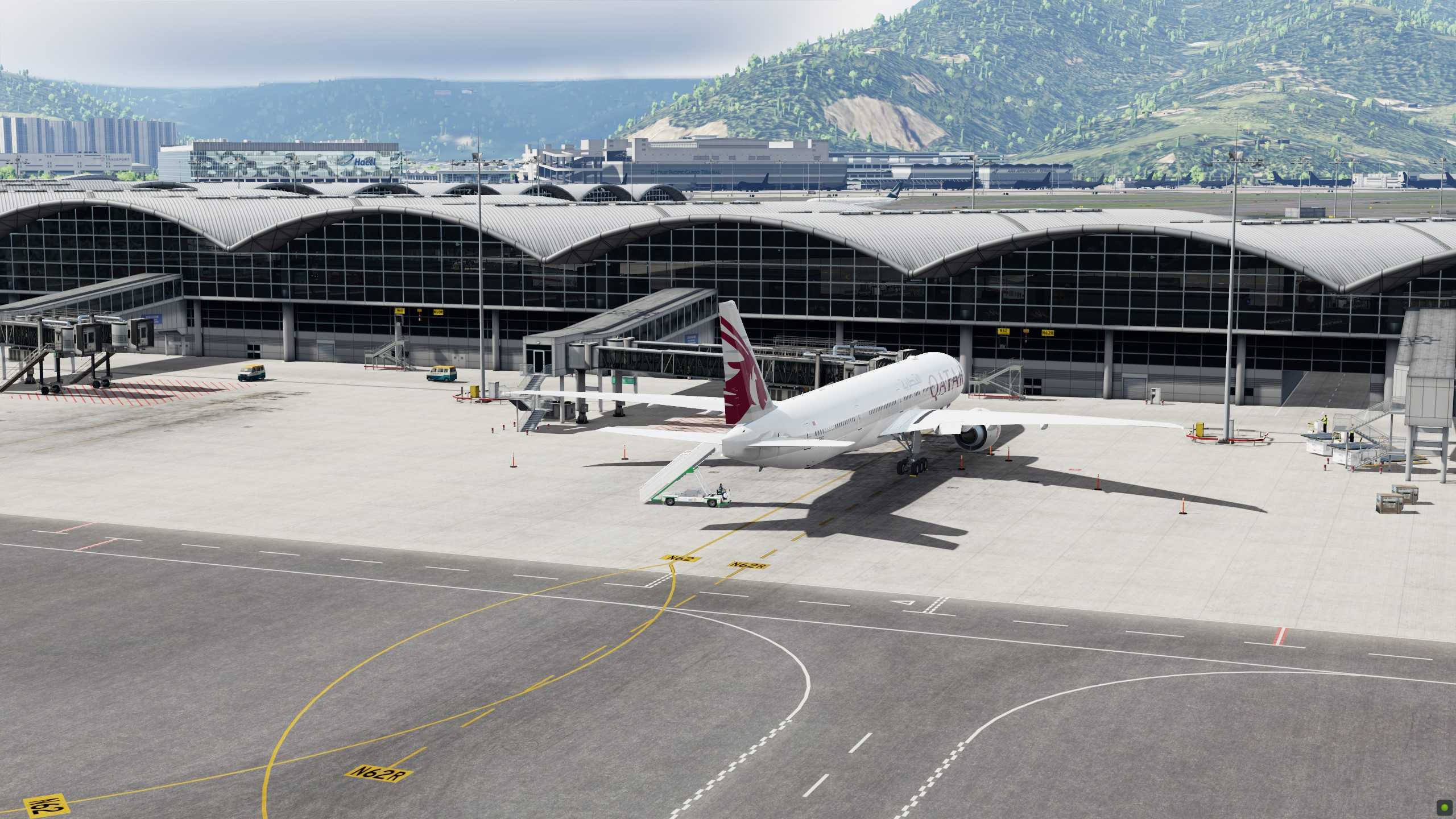Qatar Airways 赤鱲角-多哈-6966 