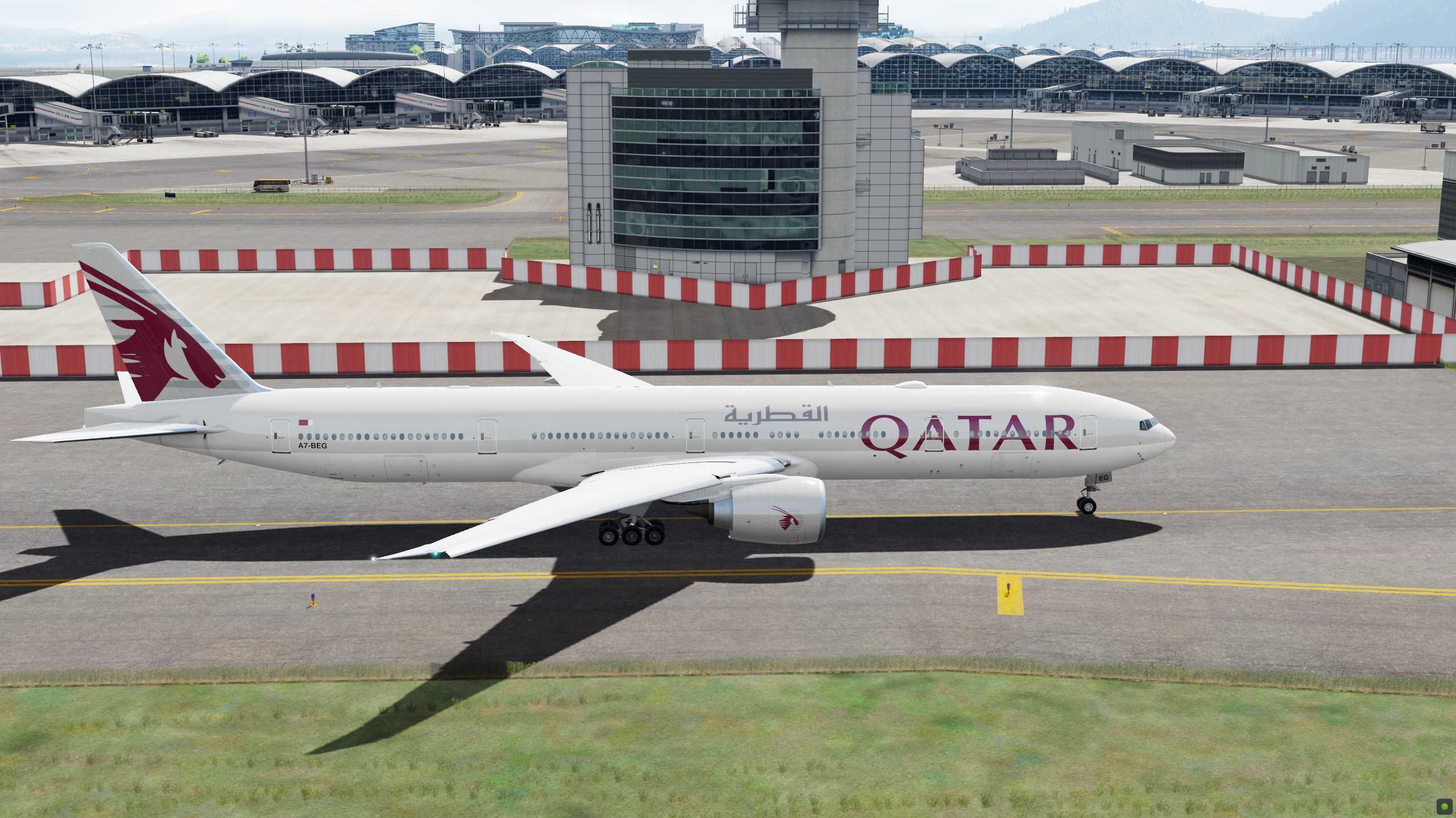 Qatar Airways 赤鱲角-多哈-4824 