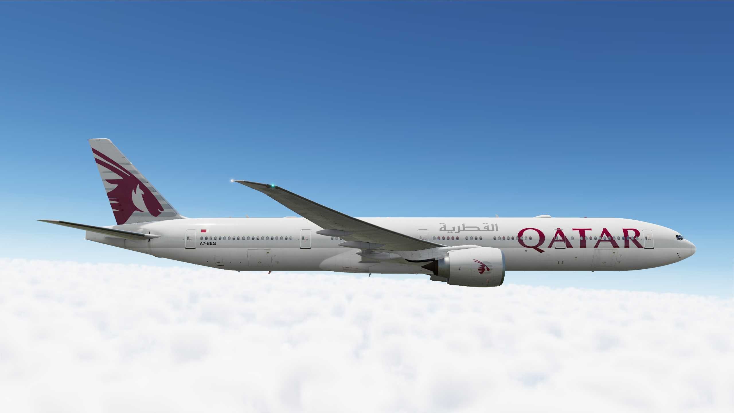 Qatar Airways 赤鱲角-多哈-671 