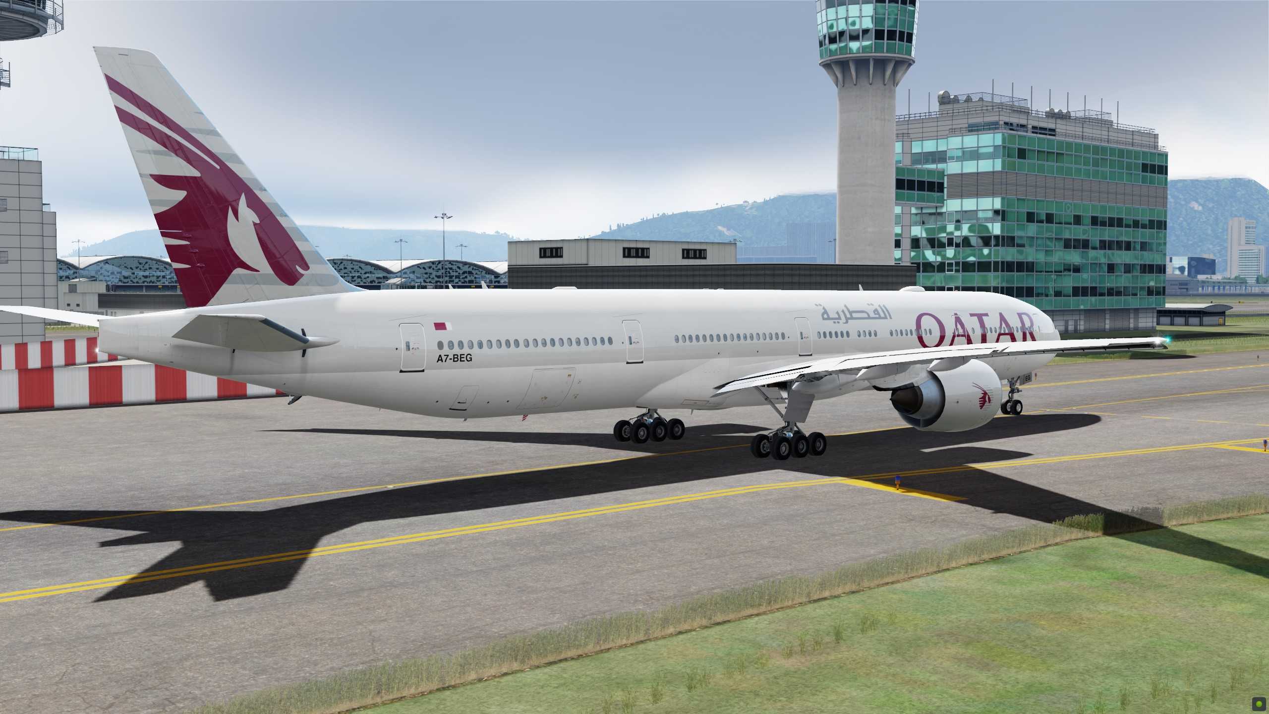 Qatar Airways 赤鱲角-多哈-7508 