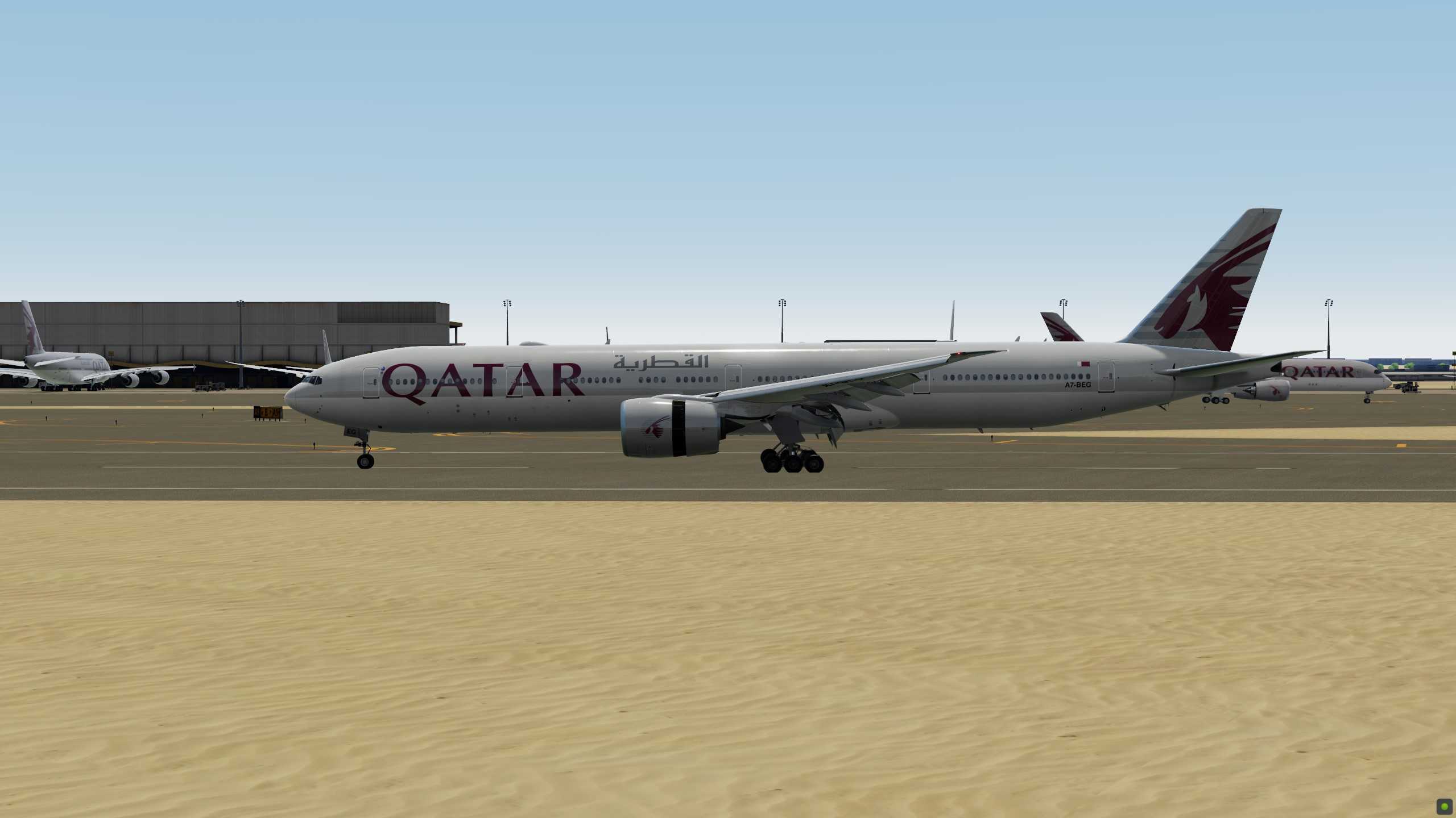Qatar Airways 赤鱲角-多哈-6321 