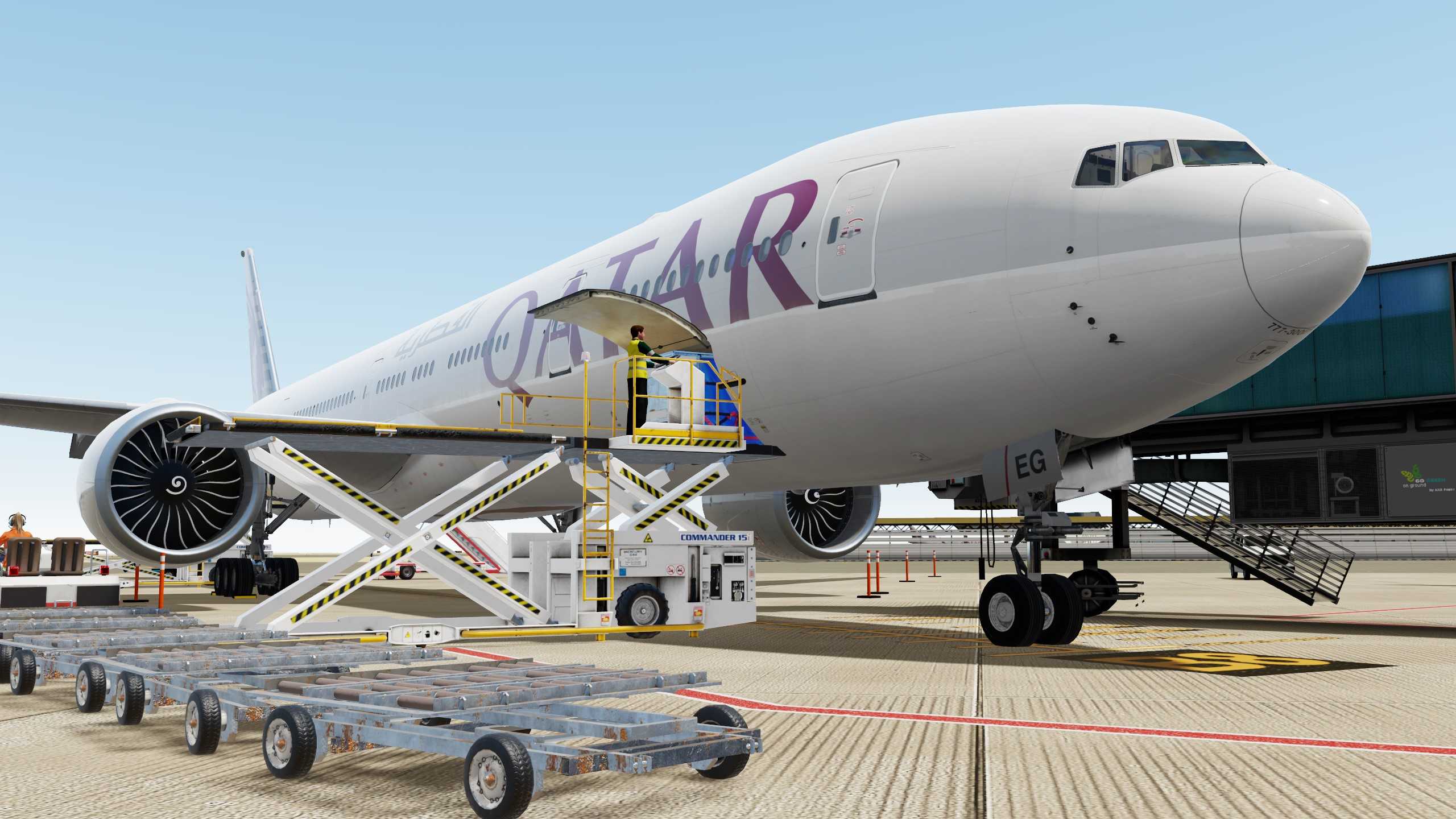 Qatar Airways 赤鱲角-多哈-7361 