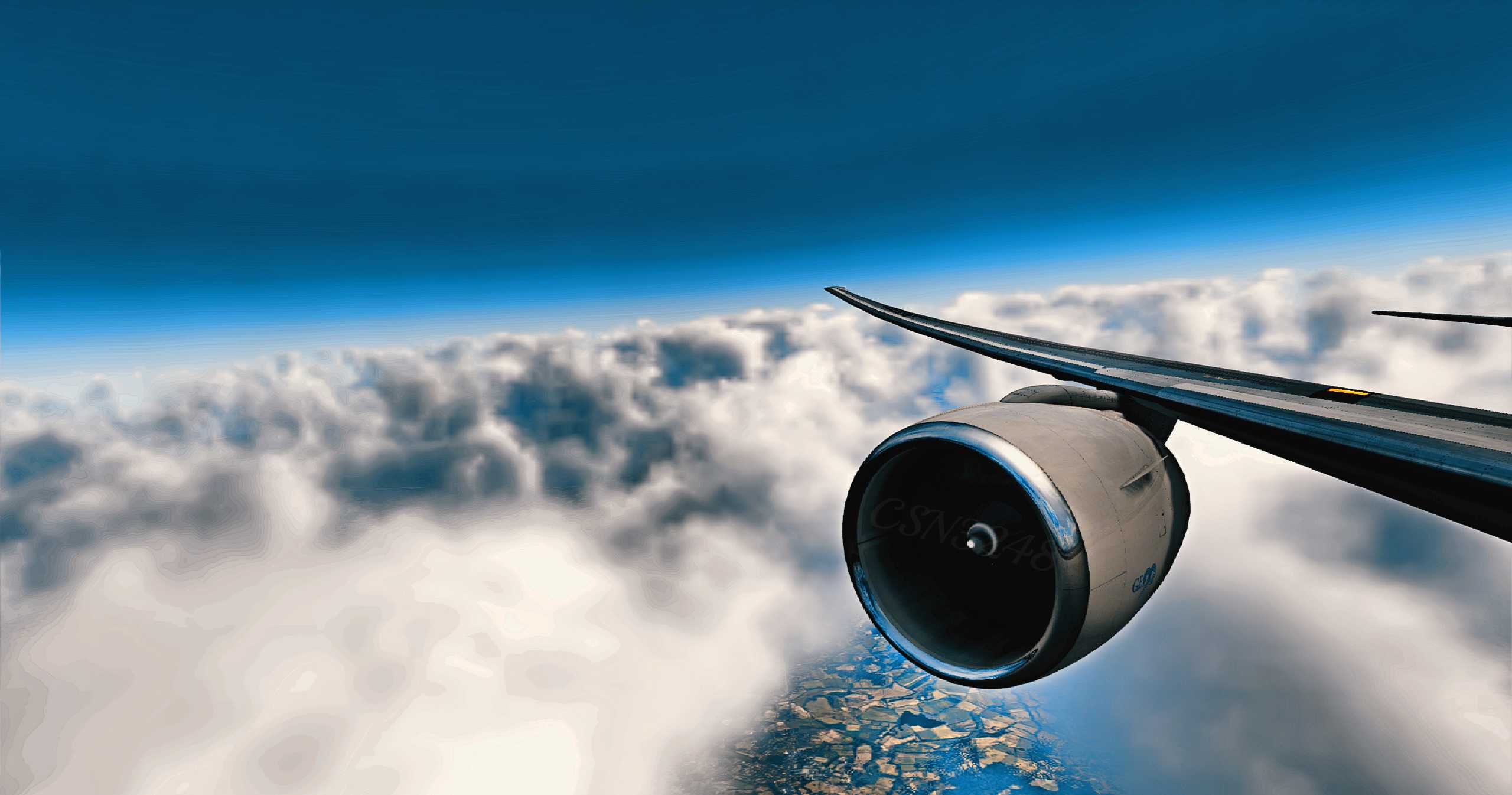 【P3Dv5】777航线飞行（渣图）-2877 