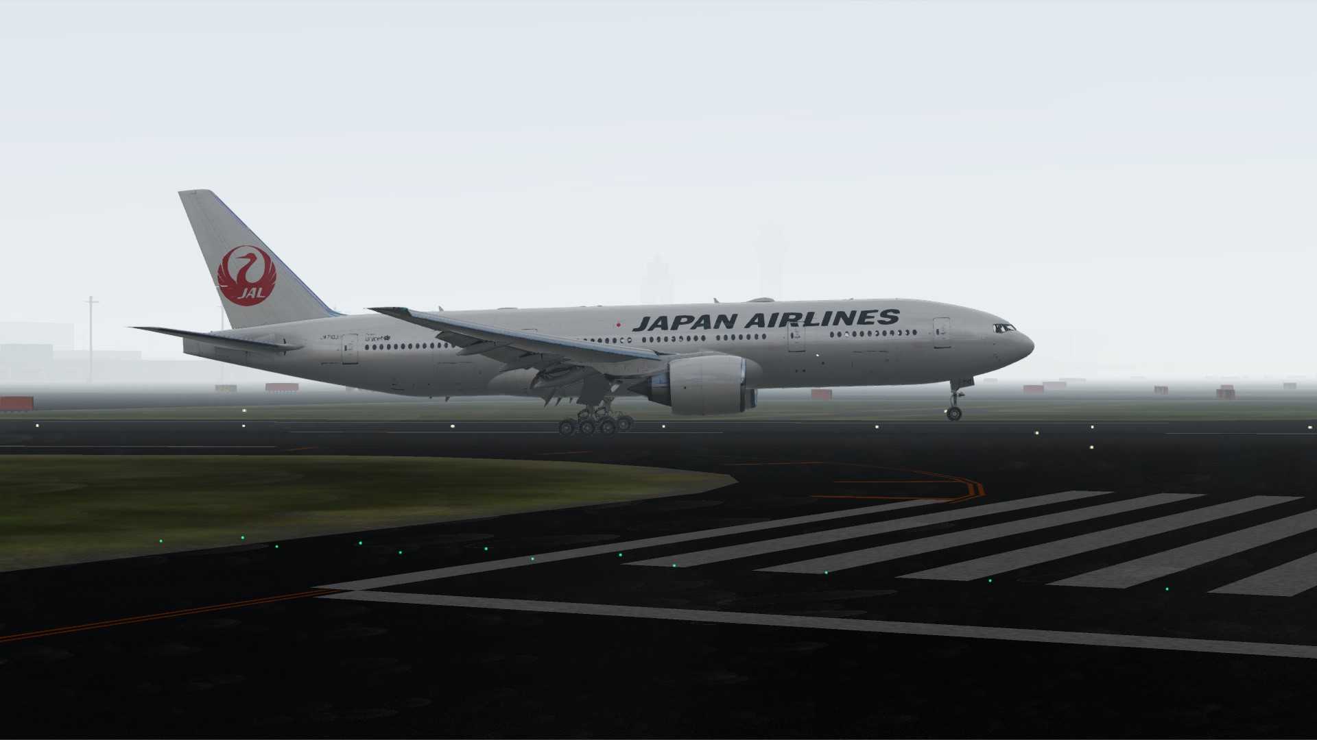 低能见度天气抵达东京羽田-8102 