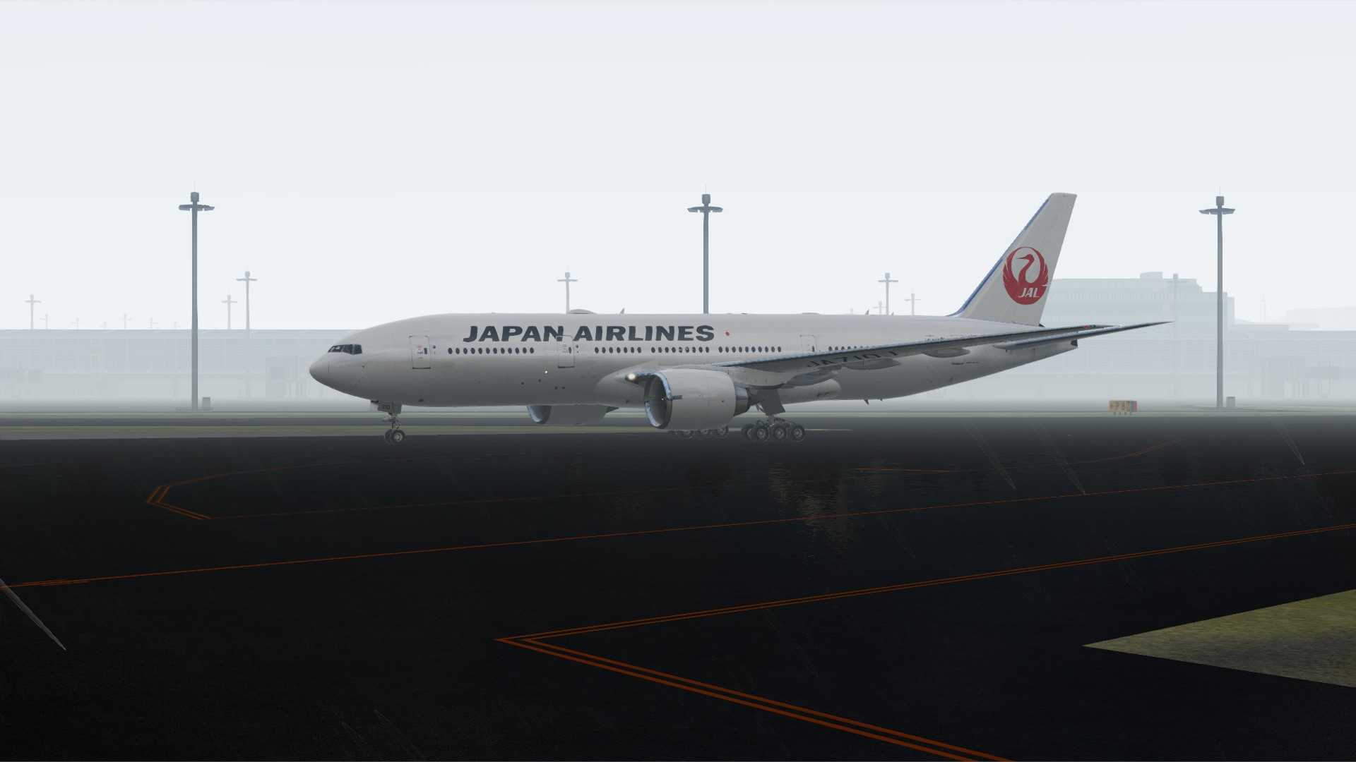 低能见度天气抵达东京羽田-9439 