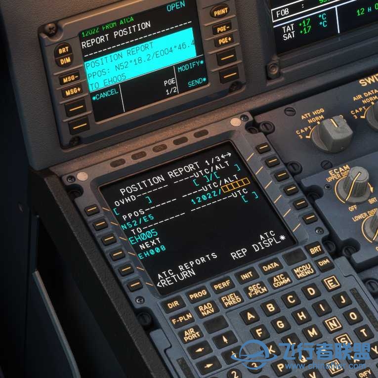 Fenix Simulation A320 8月27日开发更新-DCDU/CPDLC-3179 