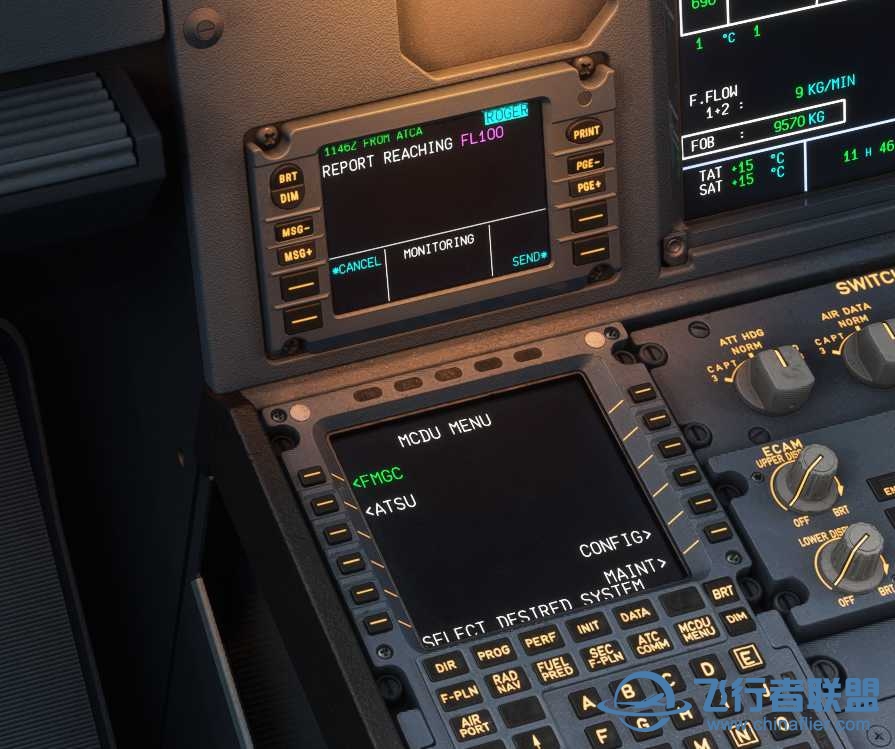 Fenix Simulation A320 8月27日开发更新-DCDU/CPDLC-9141 