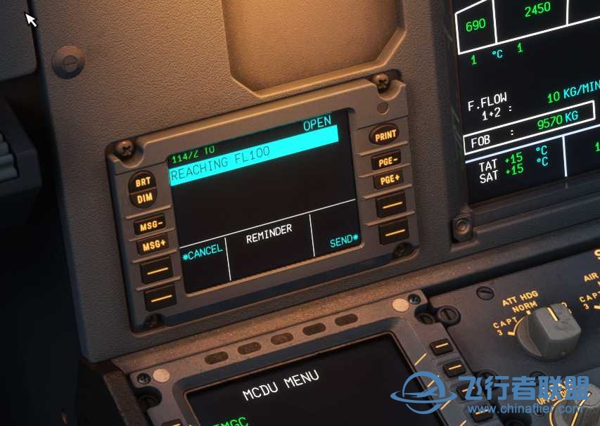 Fenix Simulation A320 8月27日开发更新-DCDU/CPDLC-564 