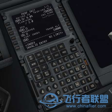 求教737的CDU的ZFW只能输入90T以上，请教各位教员怎么和谐！-4010 