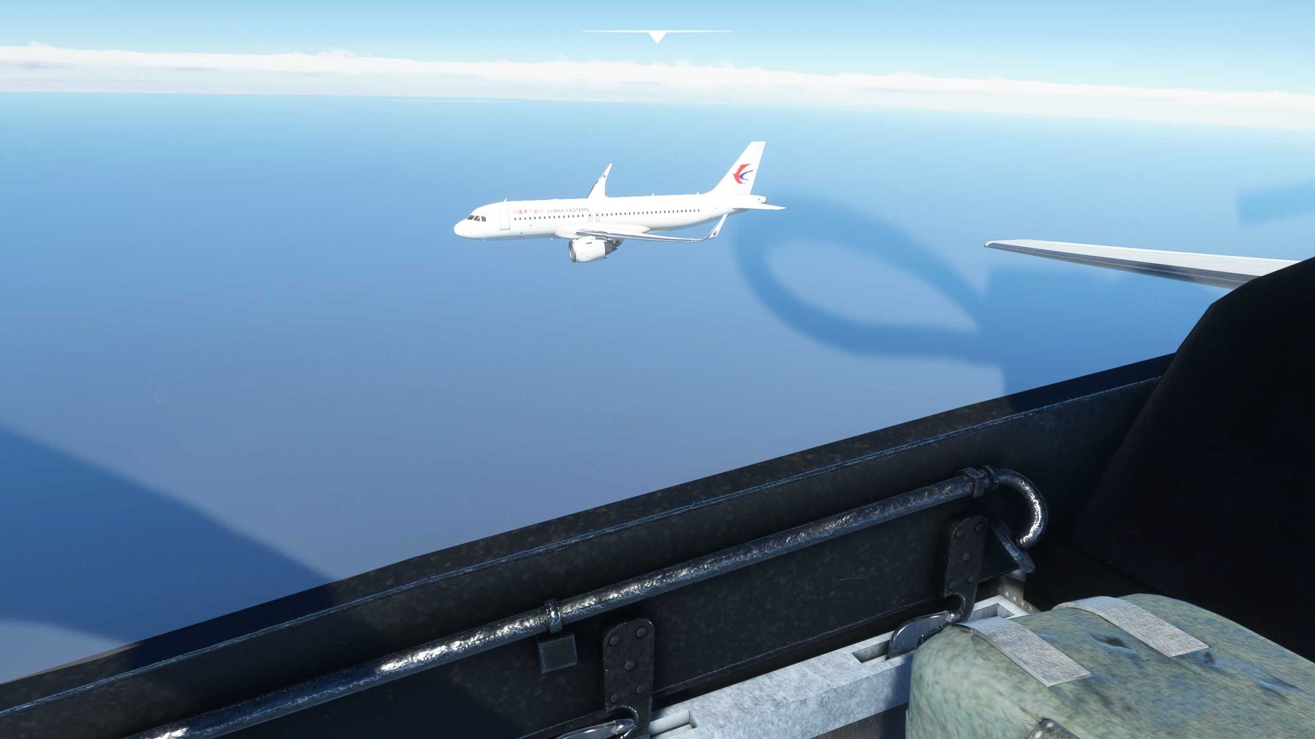 中东地区偶遇一架东航A320NX-5332 