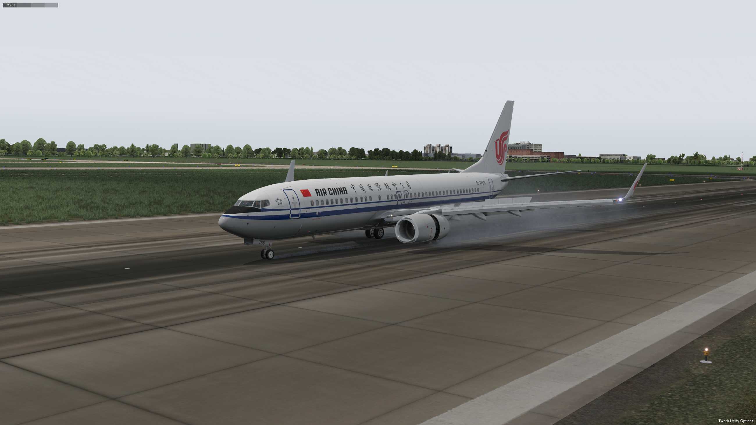X-PLANE11 ZIBO738 ZSPD着陆-7515 