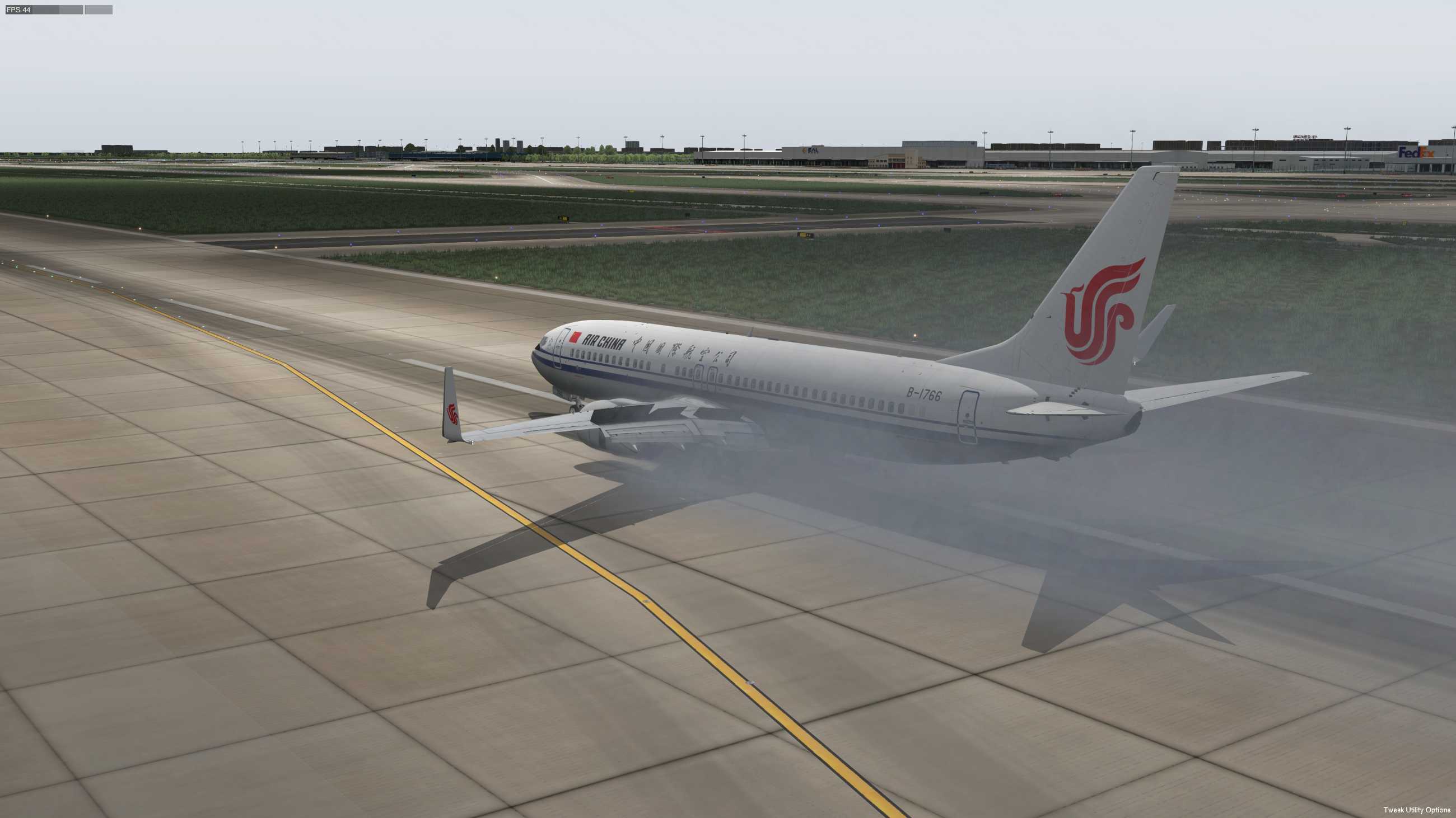 X-PLANE11 ZIBO738 ZSPD着陆-8307 