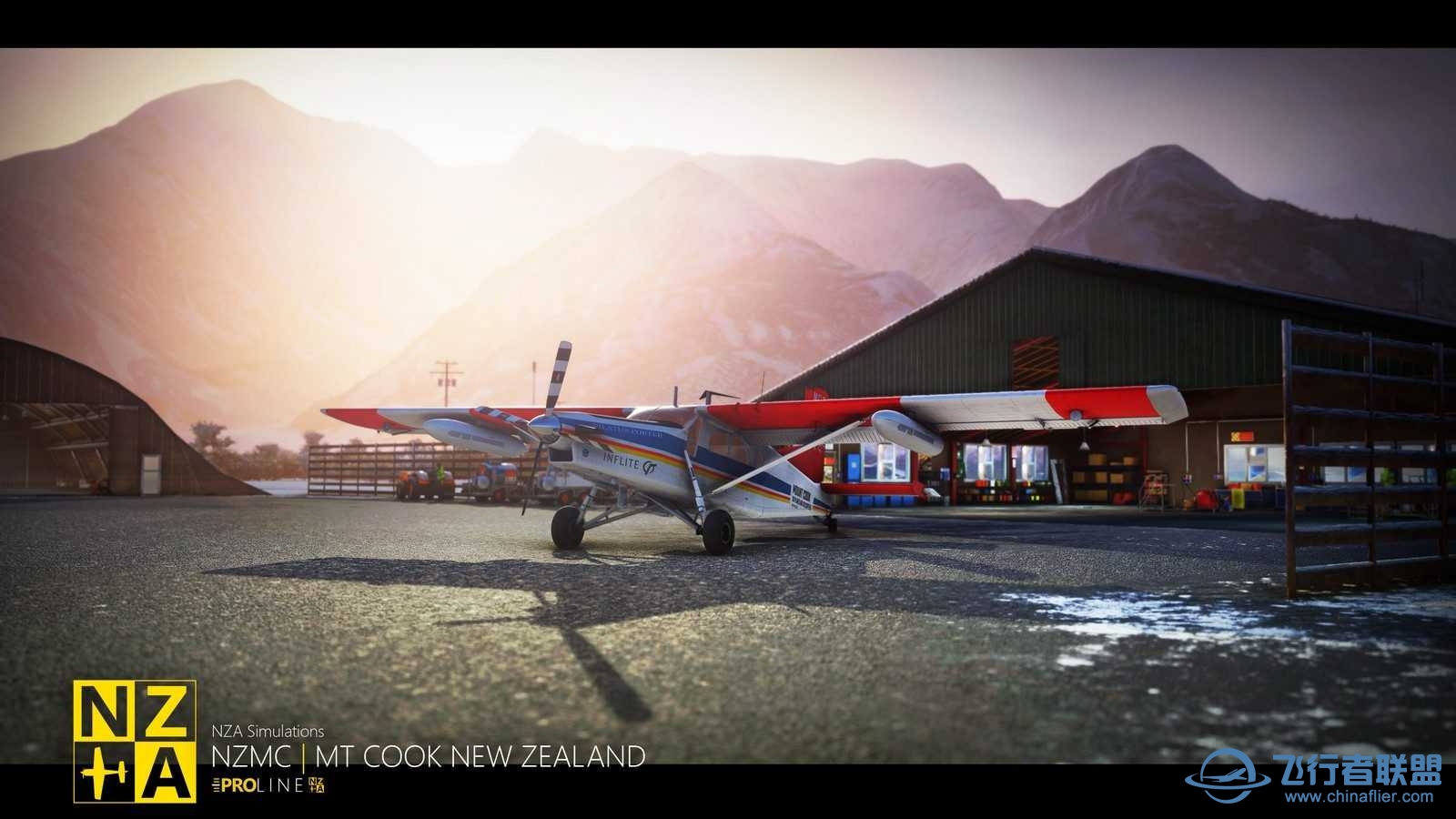 NZA Simulations Mt Cook and Christchurch 预览 MSFS-6715 