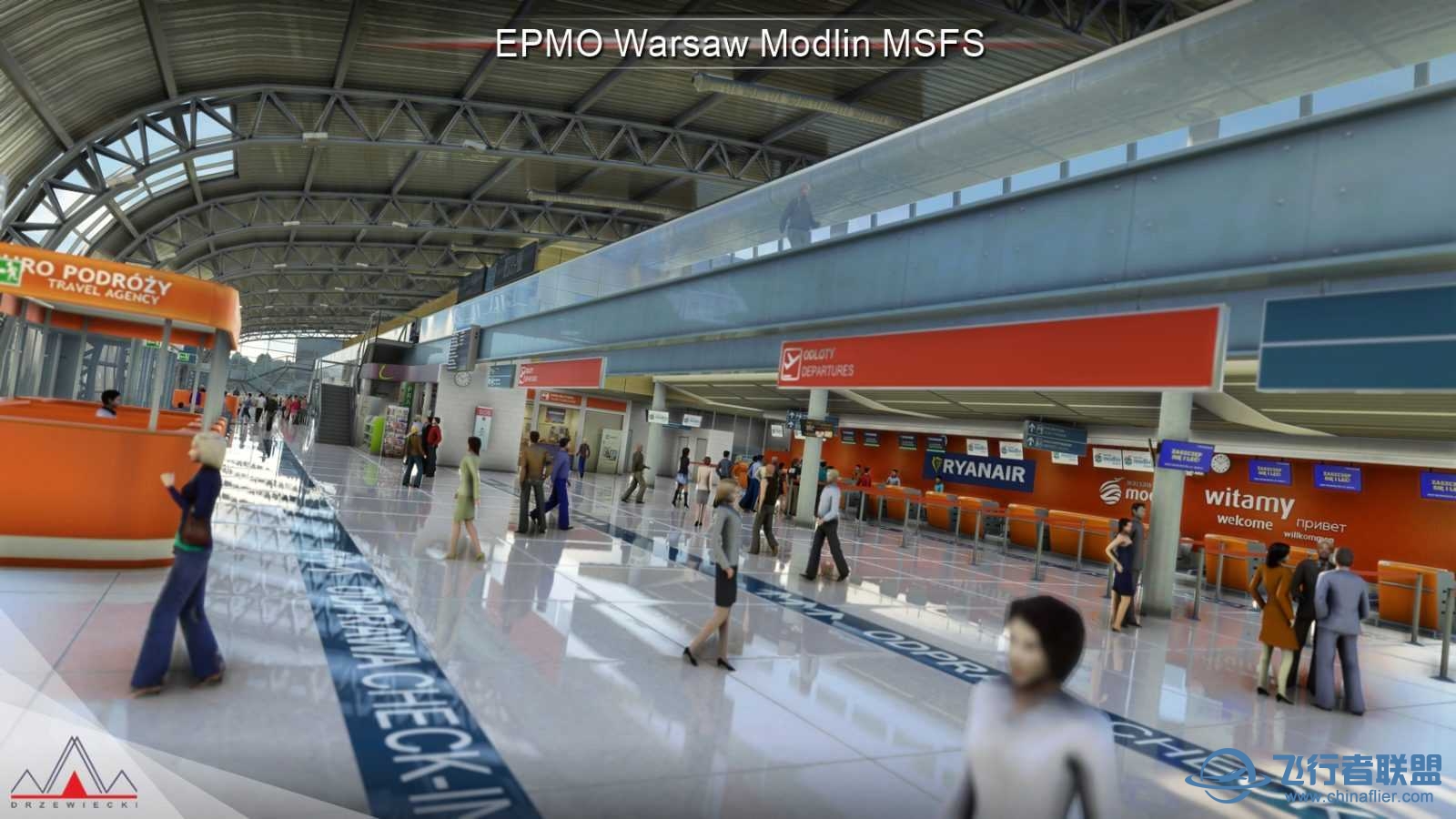Drzewiecki Design发布华沙 Modlin 机场 MSFS-8324 