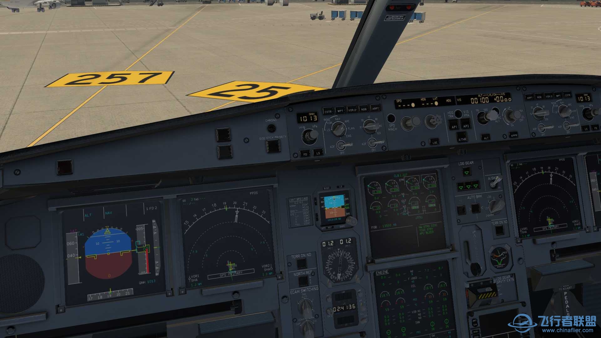 测试了飞行宝上的toliss a346-486 