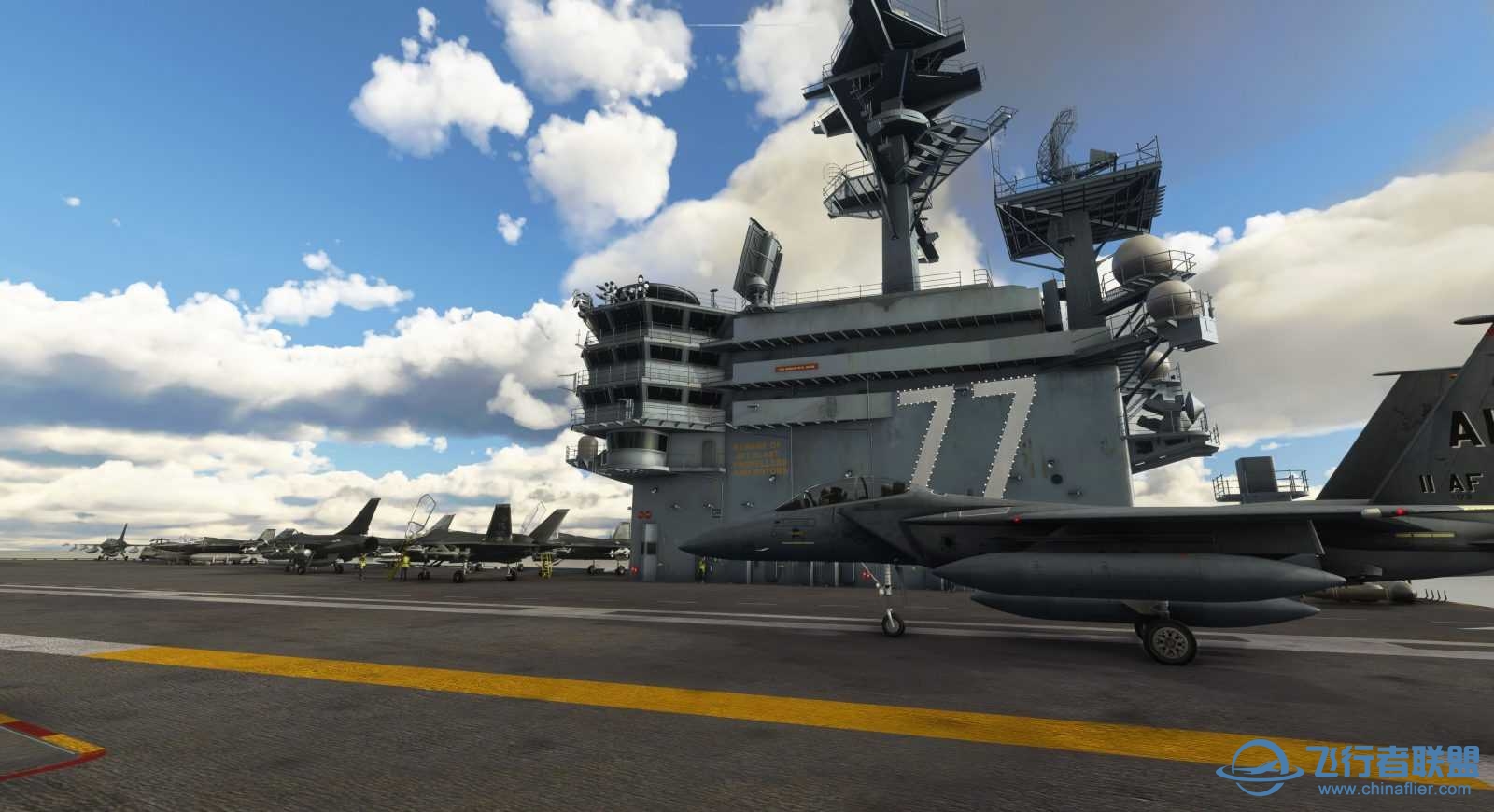 Miltech Simulations 发布美国乔治·H·W·布什航空母舰-3522 